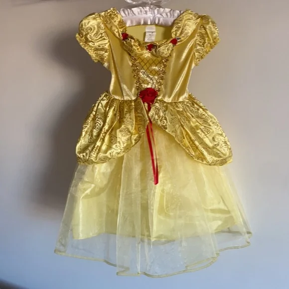 Precious belle princess fit flare cap sleeve dress Disney princess Halloween